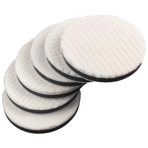 IROKCAKPT 車磨き用 バフ 125mm ポリッシャー バフ荒目 中目 細目 6個セット マジ...