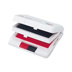 マックス スタンプ台 瞬乾スタンプ 2段式 黒・赤 SA-212NWカミバコ｜kirelab-net