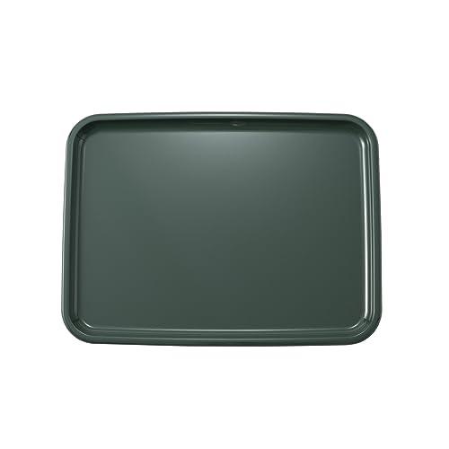 アサヒ興洋 トレー 抗菌 長方形 グリーン 36cm すべり止め加工 おしゃれ お盆 1枚入