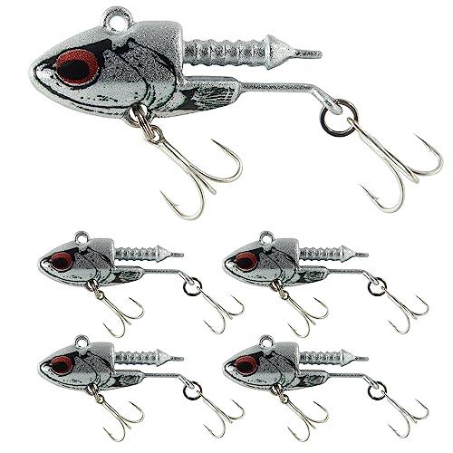 KOKOルアーシーバス ルアー ヒラメー ジグヘッド 5個セット 11g 16g 22g 28g シ...