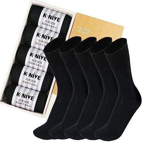 [Ｋ・ＮＩＶＥ] 靴下 メンズ ビジネスソックス 抗菌消臭 蒸れない 毛玉になりにくい コーマ綿 破...