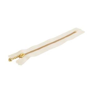 Y.K.K 玉付ファスナー 25cm 10本入 生成 3G25-801｜kirelab-net