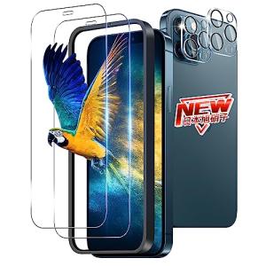 2+2枚セット ガイド枠付き 対応 iPhone 12 Pro ガラスフィルム 2枚 + レンズ 保護フィルム 2枚 指紋認証 対応 アイフォン｜kirelab-net