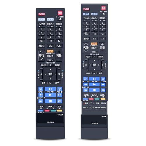 ブルーレイリモコン SE-R0438 for TOSHIBA 東芝 REGZAリモコン 東芝ブルーレ...