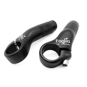 フォグリア(FOGLIA) 自転車 バーエンドバー ブラック 補助 ハンドル クロスバイク ロードバイク 径22.2mm｜kirelab-net