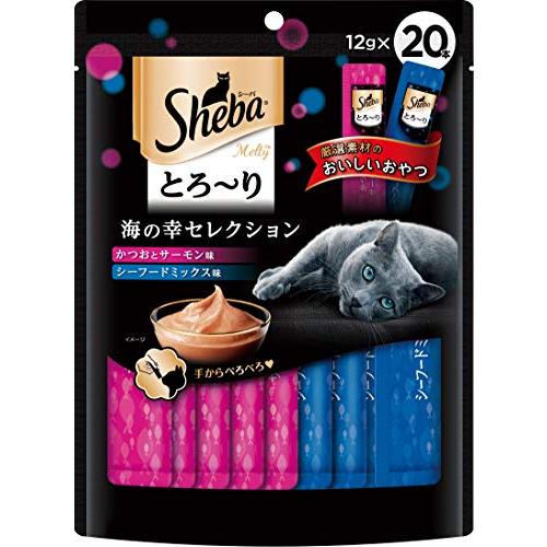 シーバ (Sheba) 猫用おやつ とろ~り メルティ 海の幸セレクション