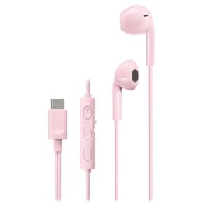 JVCケンウッド JVC HA-FR17UC-P イヤホン 有線 マイク付き タイプC 開放型 USB Type-C 1.2m ピンク HA-F｜kirelab-net