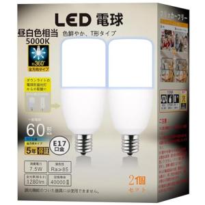 BAOMING LED電球 T形 E17口金 60W形相当 (7.5W) 1280lm T形タイプ電球 全方向タイプ 電球型蛍光灯 昼白色 EF｜ルミナスエイト ヤフー店