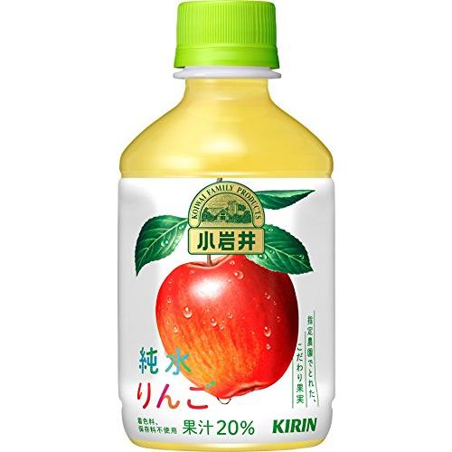 小岩井 純水りんご 280ml PET×24本
