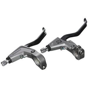 シマノ(SHIMANO) ブレーキレバー(TREKKING) BL-T4000-S シルバー 左右セット 2フィンガー EBLT4000PAS｜kirelab-net