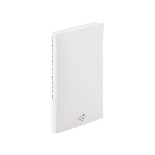 リヒトラブ ファイル クリヤーブック A4 40ポケット 白 N5001-0