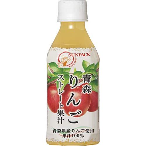 ゴールドパック 青森りんご ストレート果汁 280ml ×24本