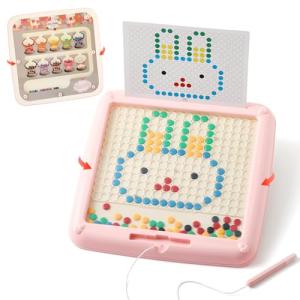 Wooden Teether 2 in 1 知育玩具 モンテッソーリ 玩具 お絵かきボード おもちゃ 迷路ボード お絵描 きボード 集中力のトレ｜kirelab-net