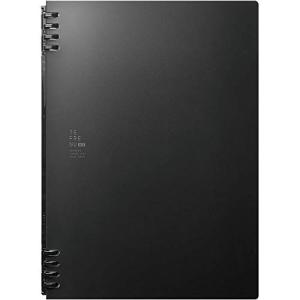 キングジム リングノート テフレーヌ ビズ 26穴 B5 黒 9855TEB-BK｜kirelab-net