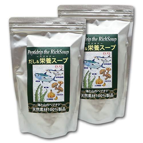 天然ペプチドリップ だし&amp;栄養スープ 500g×2個セット