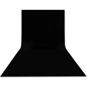 Hemmotop 暗幕 黒布 背景 3m x 3.6m 撮影布 黒 無反射 と反射面があり 撮影 背景 大判 ポリエステル 袋縫い 背景スタンド｜kirelab-net