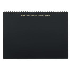 コクヨ ソフトリング ノート ビジネス 70枚 A4 方眼罫 黒 ス-SV427S5-D｜kirelab-net