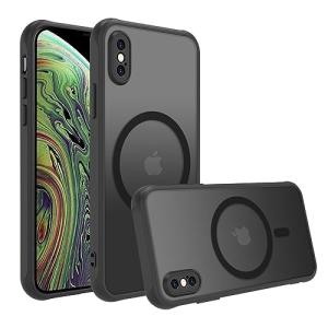iphone xs max ケース iphone ケース iphone xs max ケース スマホカバー マット半透明 マグネット搭載 ワイヤ｜kirelab-net