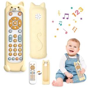 MAVEKID 赤ちゃん リモコン おもちゃ 0歳 1歳 赤ちゃん 携帯 玩具 洗える 知育玩具 1歳 歯固め おもちゃ 歯がため 出産祝い 男｜kirelab-net