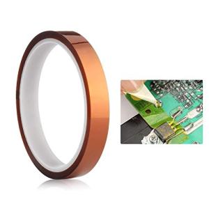 RICISUNG カプトンテープ 絶縁 耐熱 ポリイミドテープ 250℃~320℃ 耐高温テープ（幅10mm×長さ33m ）電子基板 の マスキ｜kirelab-net