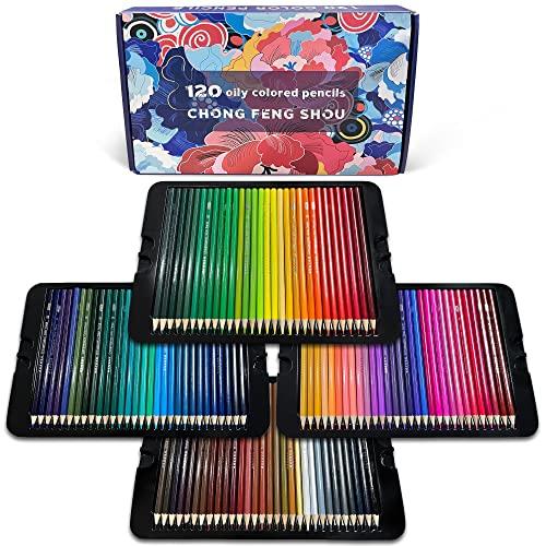 Roleness 色鉛筆 120色 油性 子供 大人の塗り絵 色鉛筆セット プロ柔らかい芯 油性色鉛...