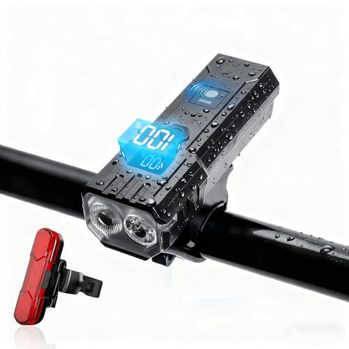 LXCRTONE 自転車 ライト 新登場・超高輝度光センサー 自動点灯 自転車ライト 高輝度 200...