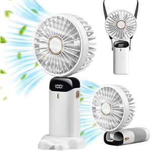 携帯扇風機2023新登場小型扇風機手持ち扇風機 20dB静音 5段階風量調節 ミニ扇風機 5000mAh大容量 usb充電式 最大20時間動作｜kirelab-net