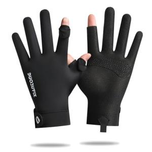 手袋 メンズ 最新 夏用 薄型 冷感 紫外線対策 グローブ 涼しい UV手袋UVカット・ 接触冷感・スマホ対応日焼け止め UPF50+ 手荒れ対｜kirelab-net