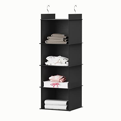 YOUDENOVA クローゼット 吊り下げ収納 4段 折りたたみ 収納ラック 吊り下げ 収納 吊り下...