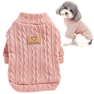 Tengcong 犬服 犬用 セーター 春 秋 冬 ニット セーター 犬用コスチューム 犬用セーター 犬服 セーター 洋服 猫 ドッグウェア 防｜kirelab-net