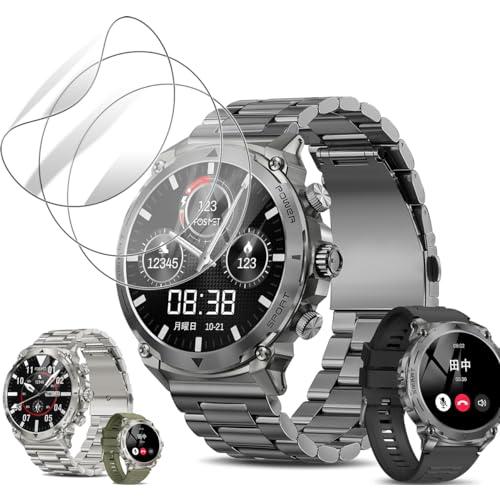 2024新登場For FOSMET LGW6 スマートウォッチ 1.43インチ フィルム HNWEI...