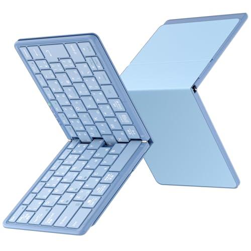 2026革新版Omikamo キーボード ワイヤレス 折りたたみ式 JIS標準日本語配列 ipad/...