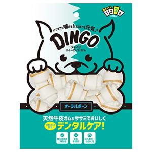 ディンゴ (Dingo) 犬 おやつ ミート・イン・ザ・ミドル オーラルボーン ミニ22本入 牛皮の内側に肉を巻き込み最後まで飽きずに食べる長持｜kirelab-net