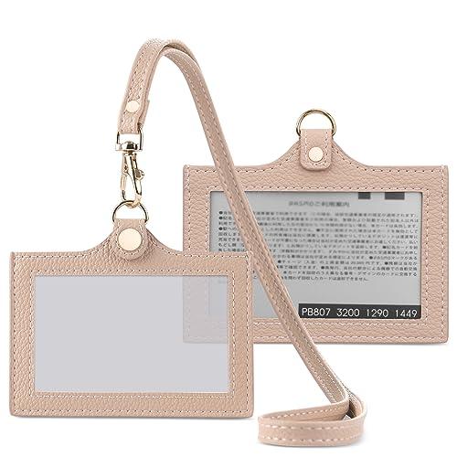 Chillchi IDカードホルダー 横型 定期入れ パスケース ネームホルダー カードケース 社員...