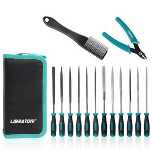 LIBRATON ヤスリセット ニッパー付き ダイヤモンドヤスリ プラモデル 金属用ヤスリ 精密やすり バリ取り 研磨 研削 エッジ出し 工具セ｜kirelab-net