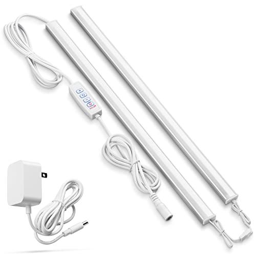 AuyiHomu LEDバーライト キッチンライト スイッチ付き 調光調色 35cm 連結 超明るい...