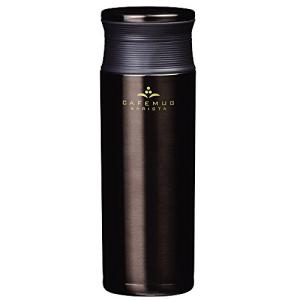 パール金属 水筒 500ml 直飲み 軽量 ステンレス マグボトル ブラック カフェマグ バリスタ HB-2609｜kirelab-net