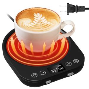 CEROBEAR マグカップウォーマー 保温コースター コップ保温 加熱9段温度設定 最高85℃ 重力センサー付き 静音 防水1-9H自動電源オ｜kirelab-net