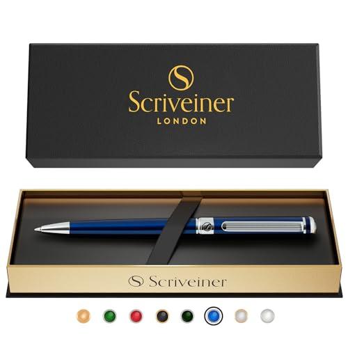 Scriveiner ボールペン 最高級 クローム仕上げ シュミット 黒リフィル 最高のボールペンセ...