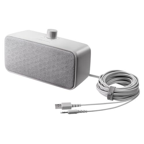 オーディオテクニカ 手元スピーカー テレビ用 有線接続 はっきり音声 ステレオ かんたん操作 抗菌仕...