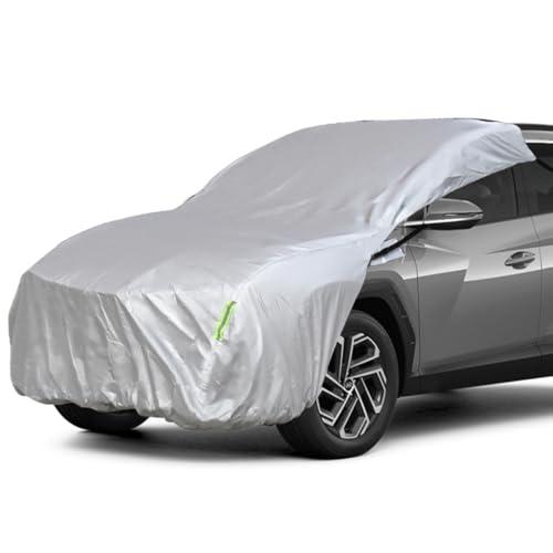 LINFEN ボンネットカバー ハーフ自動車カバー 半分 裏起毛タイプ 防水防雪防紫外線防塵 日焼け...