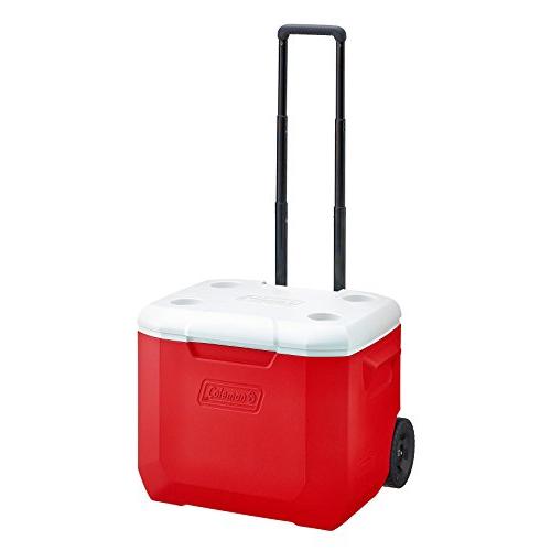 Coleman(コールマン) クーラーボックス ホイールクーラー 60QT 容量約56L レッド/ホ...