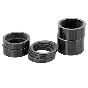 X AUTOHAUX ヘッドセットスペーサー 1 2 3 5 8 10 15 20 mm カーボンファイバー ハンドルバーステムスペーサー 適合｜kirelab-net