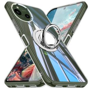 AQUOS R9 ケース クリア リング付き TPU AQUOS R9 SH-51E カバー 専用 黄変防止 耐衝撃 薄型 ケース 車載ホルダー｜kirelab-net