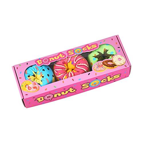 [AGRIMONY] ドーナツボックス 靴下 レディース 女の子 - おもしろ 女性 クリスマス 誕...