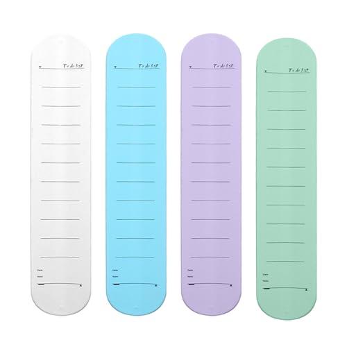 ウェアラブルメモ 4色 4個入り腕に巻きつけるメモ 定規付き身につけるメモ バンドタイプ 手首に巻く...