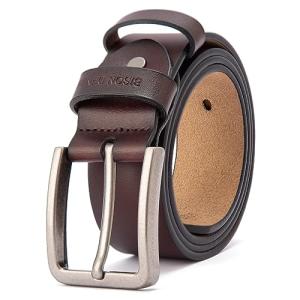 [BISON DENIM]ベルト メンズ 本革 大きいサイズ メンズ ベルト カジュアル 革ベルト ジーンズ用ベルト 作業用ベルト 紳士用ベルト｜kirelab-net