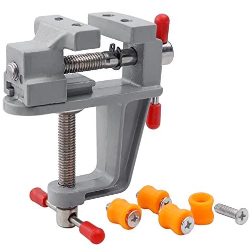 Bestgle万力 卓上 まんりき卓上 ミニ しっかり固定 バイス テーブルバイス アンヴィルバイス...