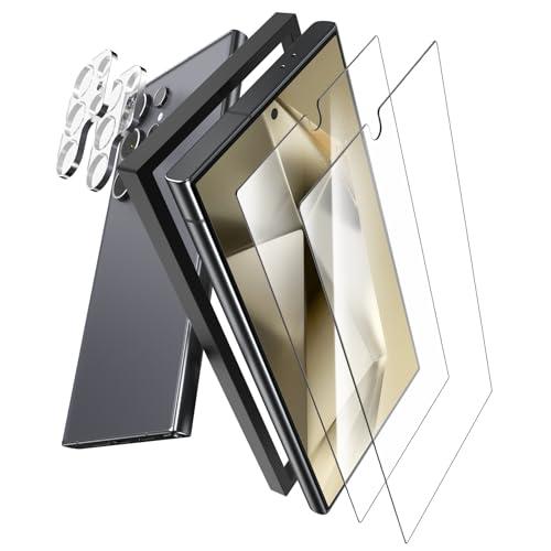 Besecou ガラスフィルム Galaxy S24 Ultra 用 保護フィルム 2枚 + カメラ...