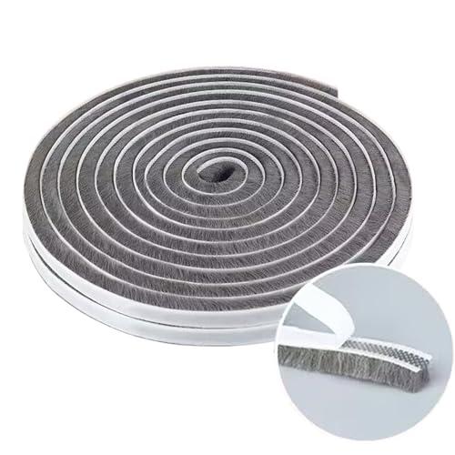 SODOI 隙間テープ すきまモヘアテープ 全長15m×横幅9mm×高さ5mm き間テープ 玄関ドア...
